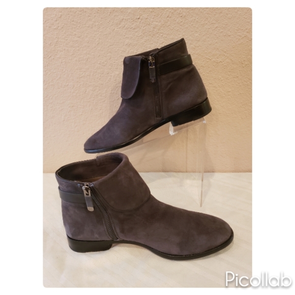 VINCE CAMUTO VC Signature Kalypso Grey Suede Boot - Picture 2 of 6
